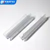 Tira Retenedora de Agua Inferior para Puerta de Vidrio de Ducha Tira Impermeable de Forma Especial de PVC Sello de Agua para Puerta de Vidrio de Baño Baño