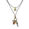 Cinturón Medieval Transfronterizo Cadena de Cintura de Metal Collar de Plumas Cadena para la Cabeza Retro Accesorios para Disfraz de Cosplay de Halloween