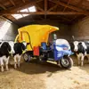 Camión Eléctrico de Distribución de Alimento para Granjas Ganaderas, Camión Diésel de 25 Caballos de Fuerza para Entrega de Alimento, Transporte y Alimentación de Ganado y Ovejas