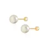Brincos de Pérolas em Prata Esterlina S925 Estilo Coreano Estilo Ins para Mulheres Moda Simples e Requintado Elegante Versátil Atravessando Fronteiras Joias Mais Vendidas