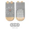 Calcetines Gruesos Cálidos Antideslizantes 3D Estilo Coreano para Bebés y Niños Pequeños, Calcetines de Rizo con Estampado Grande