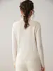 Nuevo Cárdigan de Encaje y Cachemira con Cuello en V para Otoño e Invierno, Suave con la Piel, para Mujer, Holgado, Talla Grande, Camiseta Interior de Punto