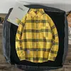 Camisa xadrez de outono masculina jaqueta fina casual primavera e outono camisa de manga comprida masculina estudante moderna camisa de polegada roupa de outono