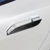 Adequado para Tesla modelo S maçaneta de porta de fibra de carbono decoração adesivo alça tampa acessórios de modificação de vapor