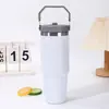 Copo térmico de grande capacidade 30oz para uso transfronteiriço com alça, copo de água térmico de aço inoxidável 304, copo de carro de grande capacidade, garrafa térmica