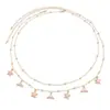 Cadena de Cintura de Cola de Sirena Estrella de Mar Estilo Resort Oceánico Transfronterizo Europeo y Americano Cadena Metálica Sexy Cadena Corporal Cadena de Cintura