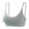 Sujetador Inalámbrico para Mujer, Sujetador Deportivo Talla Grande, Hermosa Espalda Push-Up Estilo Camisola Sujetador de Yoga Sin Costuras para Mujer