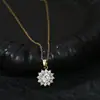 Colar para Mulheres, Estilo Celebridade da Internet, Estilo Japonês e Coreano, Colar de Flor de Zircônia, Pingente de Novo Design de Nicho, Colar Elegante Atacado