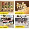 Expositor acrílico de baixo custo, prateleira multicamadas transparente para figuras e blind boxes, expositor e prateleira de armazenamento padrão
