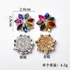 Botón de cristal de diamante de ojo de caballo de color directo de fábrica para traje, puño de abrigo, escote, accesorios de botón decorativos para zapato y bolsa