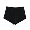 6033-Shorts Casuales de Moda Personalizados con Borde de Oreja para Mujer 2025 Nuevos de Cintura Alta Ajustados Sexy Cadera Hot Pants