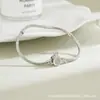 Fivela de Costura Panjia Dora Cobre Branco Banhado a Prata Espessa Coroa Clássica Osso de Cobra Pulseira DIY Básica Fabricante Atacadista