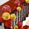 Decoración de Boda Pasamanos de Escaleras, Accesorios de Decoración para Habitación de Boda, Velos de Boda, Decoración de Habitación de Boda, Set de Banderines Ondulados para Escaleras