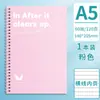 Cuadernos Espiral A5 Coloridos al por Mayor para Estudiantes y Uso de Oficina, Estilo Sencillo, Cuadernos Gruesos Rayados, Cuadernos Espiral