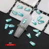 Rhinestones de Fondo Plano Forma de Gota de Agua para Uñas, Rhinestones Azules de Forma Irregular, Rhinestones de Fondo Plano Forma de Gota de Agua Azul Lago para Uñas