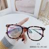 Armazones de Gafas de Titanio Parcial para Hombres y Mujeres, Estilo Simple, Armazón Cuadrado Grande con Marco Completo, Gafas M8045 con Filtro de Luz Azul