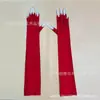 Nuevo Festival de Fantasmas de Halloween Cosplay Vampiro Bruja Uñas Largas Guantes de Garra de Fantasma Accesorios de Performance Negro