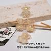 Pulsera de oso, collar, bricolaje, accesorios de cuentas hechos a mano, cuentas sueltas decorativas, linda sirena coreana Ji, cuentas finas de chica flash
