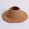 Nuevo Sombrero de Fieltro Labubu Parte Superior Vacía Sombrero de Cúpula Abierta Accesorios de Sombrero de Moda Muñeca Muñeca Sombrero Mini