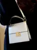 Bolso Bandolera Sencillo y Elegante 2026 Verano Nuevo de Moda Bolso de Mano para la Oficina y el Trayecto Bolso Cuadrado Pequeño Estilo Coreano Color Sólido Bolso de Hombro