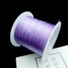 Hilo de Borla de Seda de Hielo de Nailon de Círculo Pequeño Hilo Trenzado de Color Hilo para Pulsera Hilo para Collar Hilo para Abalorios DIY Cordón para Pulsera