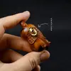 Madeira Raiada Incensário Atrator de Dinheiro Ornamento para Animal de Chá Estilo Chinês Presente Suporte de Incenso Ano do Cavalo Boa Sorte Decoração de Mesa de Chá