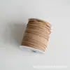 Cuerda de cuero de terciopelo de doble cara 3 mm cuerda de piel de ciervo accesorios para colgantes DIY correa de regalo hecho a mano decoración de caja de regalo de Navidad