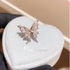 No es necesario quitarse los clavos para hueso de la oreja de tornillo al dormir, Mariposa Grande Lava Líquida, Diseño Dulce y Fresco, Clavos para Hueso de la Oreja y Cóclea de Acero de Titanio