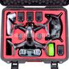 Forro UAV eva embalaje caja de avión soporte interior caja protectora grabado a prueba de golpes presión parche de espuma color