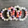Pulsera de Piedra Preciosa Fotocromática que Cambia de Color, Pulsera de Mica Marina que Cambia de Color, Pulsera de Resina que Cambia de Color con la Luz del Sol