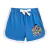 Wang Wang equipe infantil manga curta terno infantil verão estilo ocidental novo pequeno e médio porte crianças shorts casual moda duas peças na moda