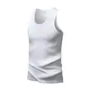 2026 Novo Verão Algodão Colete Esportivo Masculino Camiseta Sem Mangas Masculina Colete Elástico Masculino Respirável Absorvente de Suor Roupa Fitness