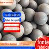Fábrica de Esferas de Aço Desconto Pontual Minério de Cobre Dourado Bola Laminada 80mm Moinho de Bolas Seco e Úmido Aço Alto Manganês Bola de Aço Forjado Bola de Moagem
