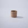 Conjunto de garrafa de vidro de palha de comércio transfronteiriço Conjunto de vaso de mesa tecido à mão Enfeites de decoração de casa multifuncionais