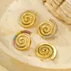 Pendientes Geométricos con Incrustaciones de Diamantes para Mujer de Amazon, Pendientes de Lujo de Gama Alta de Nicho Europeo y Americano, Pendientes de Acero de Titanio a la Moda con Forma de Corazón