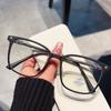Gafas de sol con montura grande y moderna para hombre, con protección contra la luz azul, diseño retro ultraligero con caja en relieve, se pueden equipar con montura para miopía.