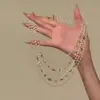 Collar de Cuentas Estilo Étnico Retro con Diseño Multicapa, Cadena Larga Elegante y Moderna para Mujer