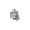 Nuevo 5A Acabado Pila Mariposa Diamante Manicura Lujo Accesible Aleación Ovalada Azúcar de Roca Perla Pila Decoración de Uñas con Diamante Venta al por Mayor