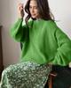 Suéter de Pelo Sintético Estilo Ins Europeo y Americano para Mujer, Otoño e Invierno, Estilo Perezoso, Corte Holgado, Top de Punto Pulóver Ultrasuave para Mujer