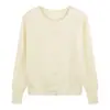 Chaqueta corta de estilo suave súper popular, capa base de ropa interior, sentido del diseño, nicho, cárdigan de punto de pelo de mapache, chaqueta de primavera y otoño para mujer
