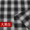 Tela de Franela Cepillada a Cuadros Tela para Ropa JK Falda Abrigo Pantalones Tela Otoño Invierno DIY Tela Hecha a Mano