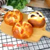 Pan de Fruta Artificial Suave y Fragante Modelo de Comida Rebotador Lento Juego de Gabinete Adornos Decorativos Accesorios de Boda