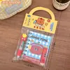 Set de Papelería Original de Dibujos Animados Lindos Tengyi, Cuaderno de Espiral de Alto Valor, Notas Adhesivas, Regalo de Regreso a Clases, Pequeño Regalo Portátil