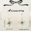 Pendientes de rombos geométricos compactos de moda transfronterizos, pendientes de rayo de temperamento, personalidad simple, pendientes europeos y americanos, lote de suministro