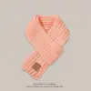 Oferta Especial Invierno Nuevo Estilo Bola de Lana Tejida Oso de Dibujos Animados Flor de Fresa Bufanda Cálida para Niños Niñas y Niños