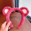 Xingdelu misma diadema de orejas de conejo Corea del Sur celebridad de Internet linda muñeca de dibujos animados pasador diadema cara de felpa lavado al por mayor