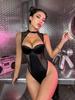 Suministro Transfronterizo Exclusivamente para Europa y América, Uniformes de Chica de Discoteca de Venta Caliente, Atuendos de una Pieza Sexys y Atractivos, Encaje, Encaje Sexy