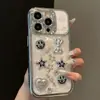 Nueva Funda para Teléfono Móvil Manzana 15 Electrochapada para Aromaterapia Oso Pegamento de Goteo Funda Suave Cara Sonriente Estrella de Cinco Puntas Accesorios DIY