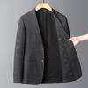 Traje de cuadros para hombre de otoño e invierno, traje de negocio elástico sin planchado, traje casual pequeño para hombre, traje para hombre
