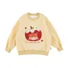 Sudadera Cálida de Felpa con Dibujos Animados an'An Nueva de Invierno 2026 para Niñas, Sudadera Casual Gruesa de Moda
